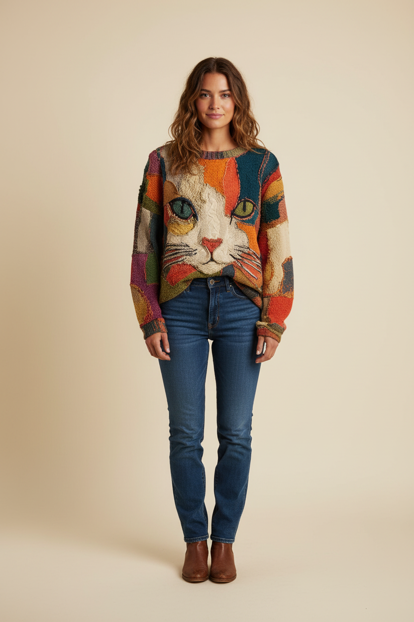 Zaira | Top Artístico con Gato