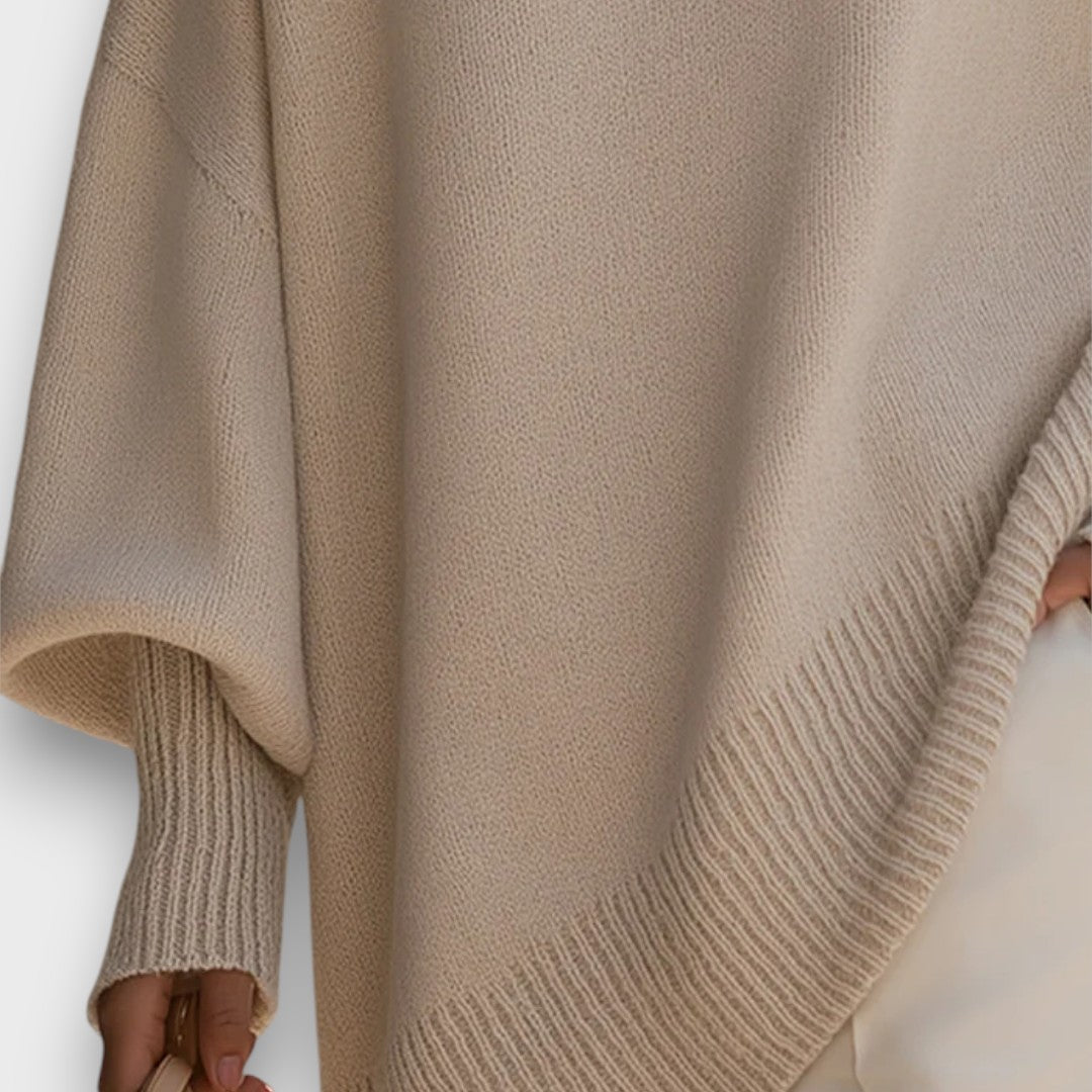 Leona | Suéter de Lana de Punto con Elegancia Relajada