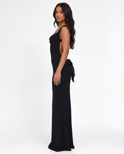 Serena | Vestido Maxi con Espalda Descubierta