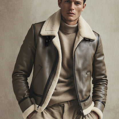 Barcelona | Chaqueta de Aviador Cálida para Otoño e Invierno