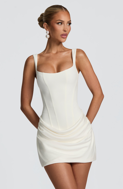 Cataleya Mini | Vestido corto reloj de arena.