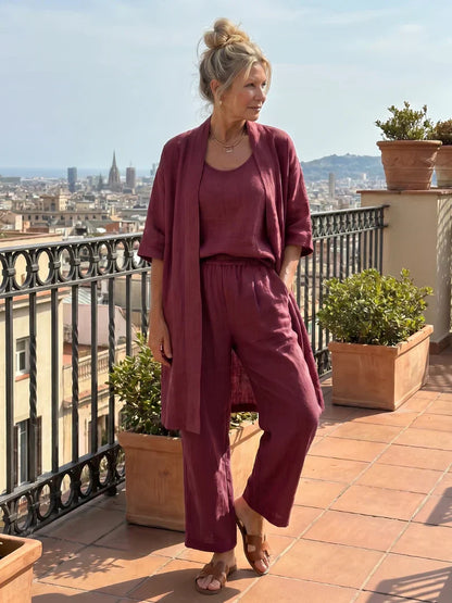 Linnea™ | Juego de lino ligero