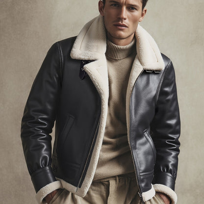 Barcelona | Chaqueta de Aviador Cálida para Otoño e Invierno