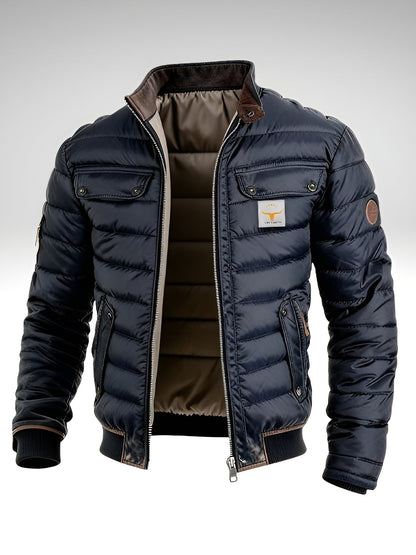 Leonardo - Chaqueta Acolchada Azul Premium