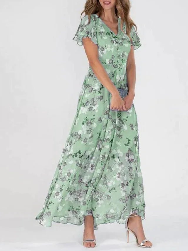 Zurita  – Vestido colorido,  fluido y  favorecedor