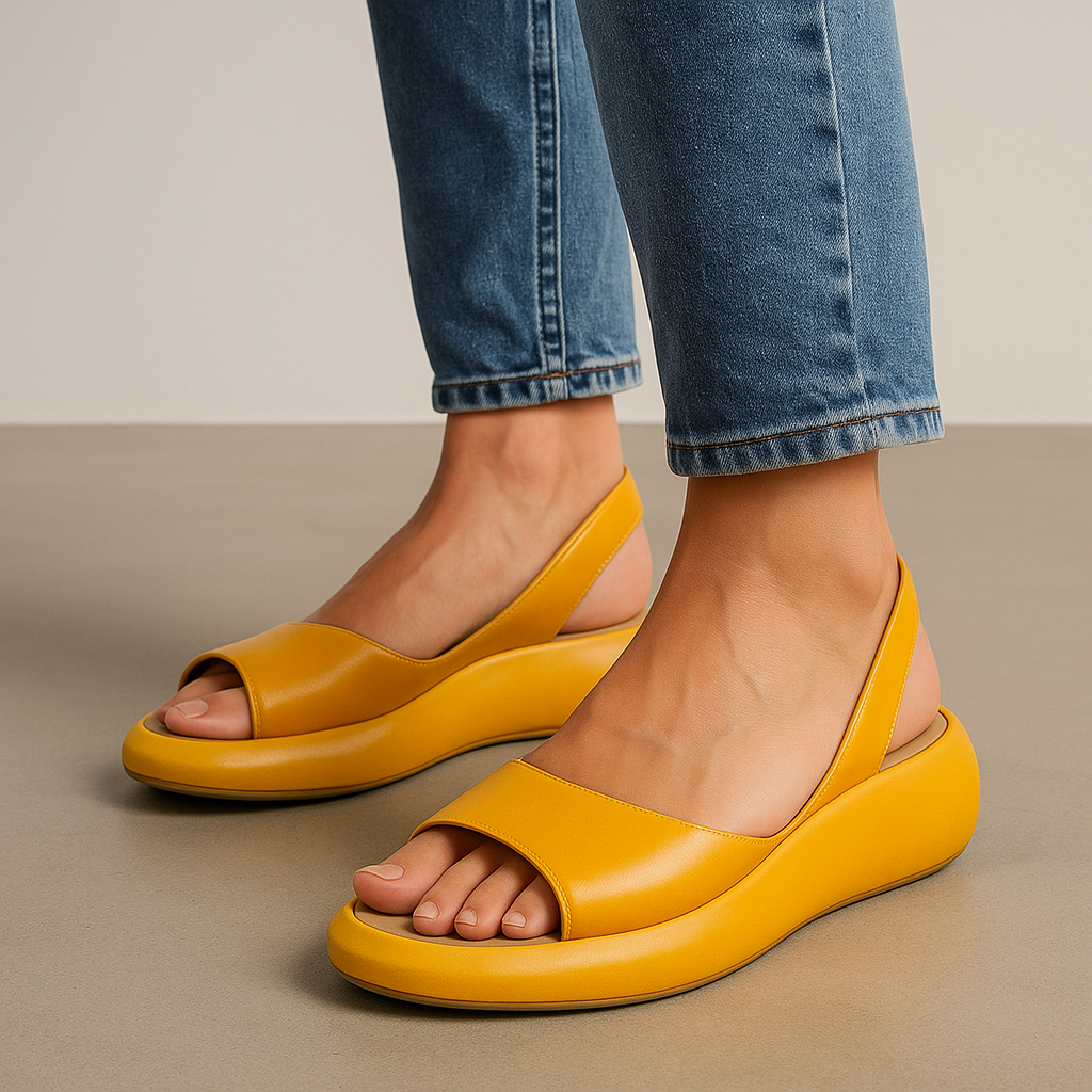 Guiselle - Sandalias ortopédicas con plantilla acolchada