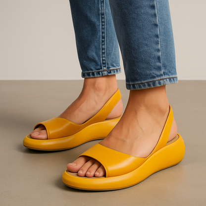 Guiselle - Sandalias ortopédicas con plantilla acolchada