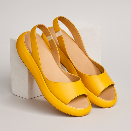 Guiselle - Sandalias ortopédicas con plantilla acolchada