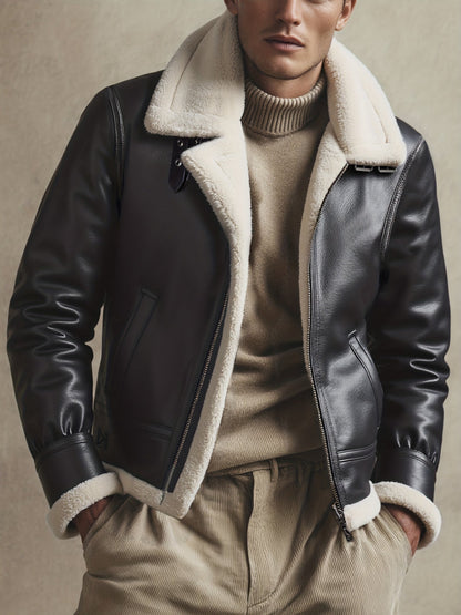 Barcelona | Chaqueta de Aviador Cálida para Otoño e Invierno