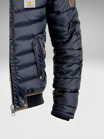 Leonardo - Chaqueta Acolchada Azul Premium