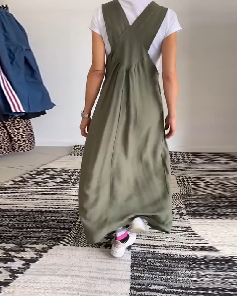 Alicia | Vestido Casual con Tirantes Lisos