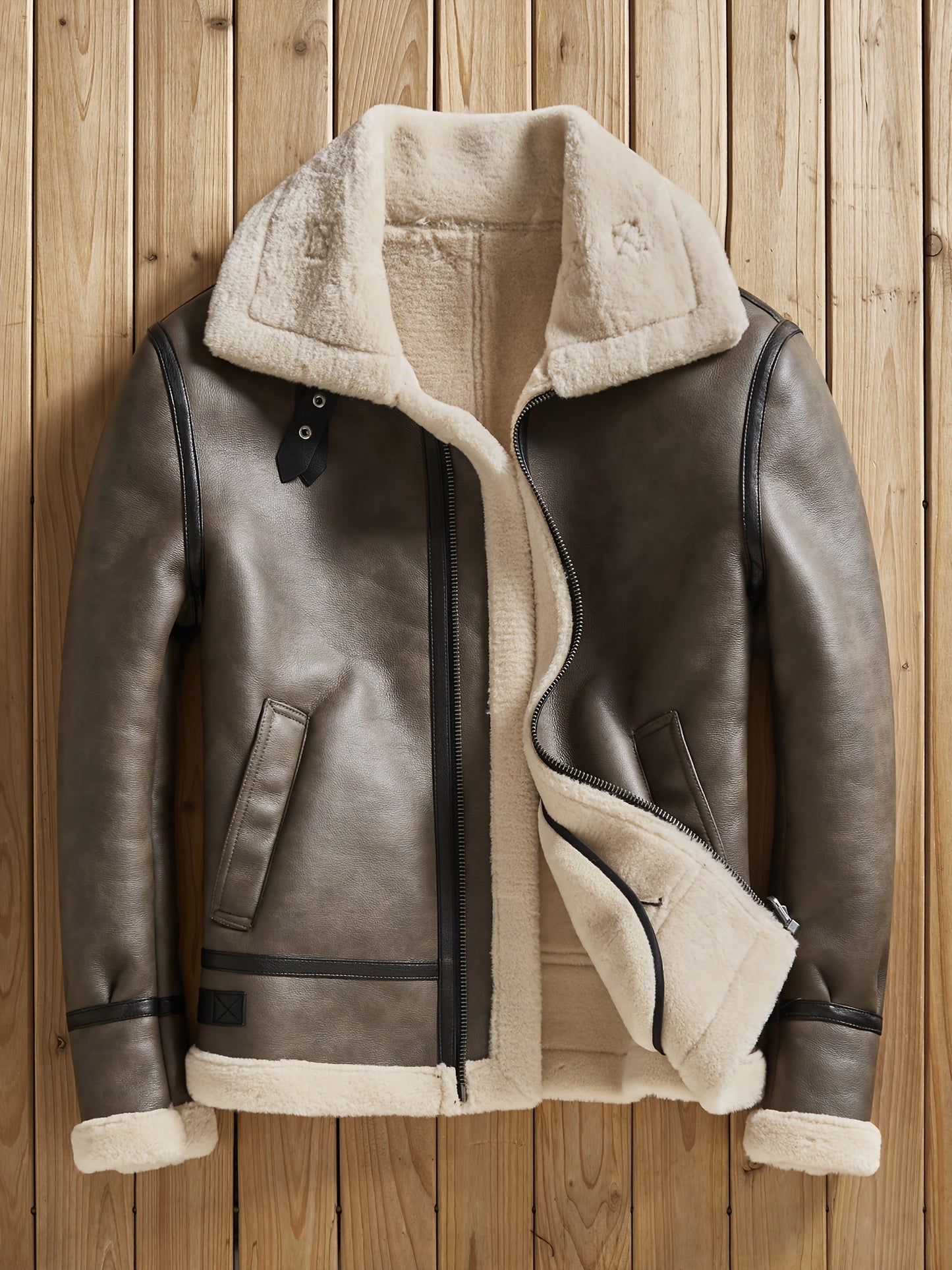 Barcelona | Chaqueta de Aviador Cálida para Otoño e Invierno