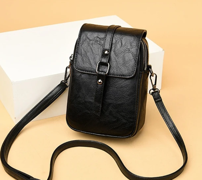 Willy |Bolso de mano multifuncional de piel suave para mujer