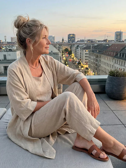 Linnea™ | Juego de lino ligero