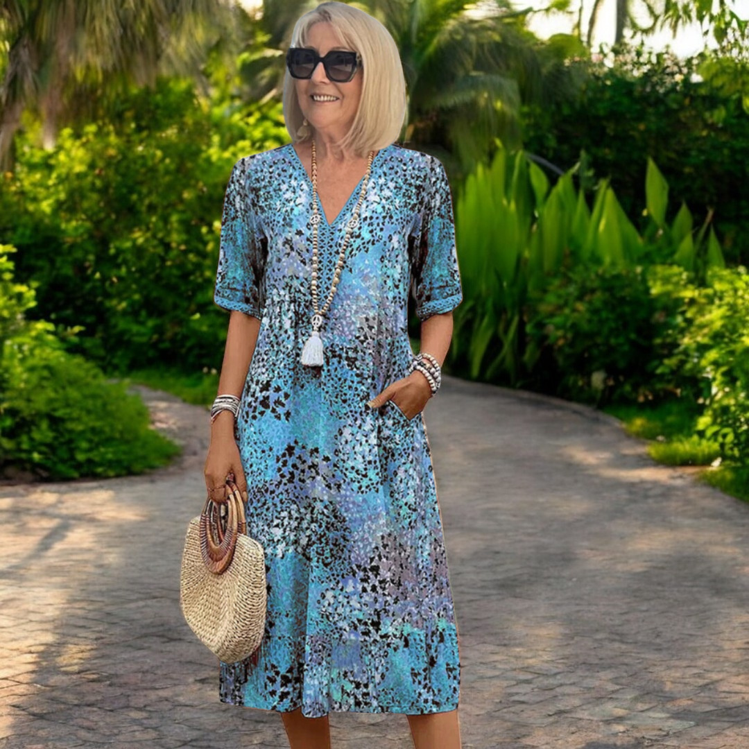 Iris – Vestido fluido ligero efecto favorecedor