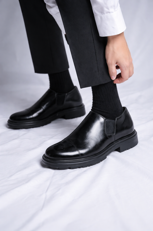 Criz / Zapatos de cuero auténtico.