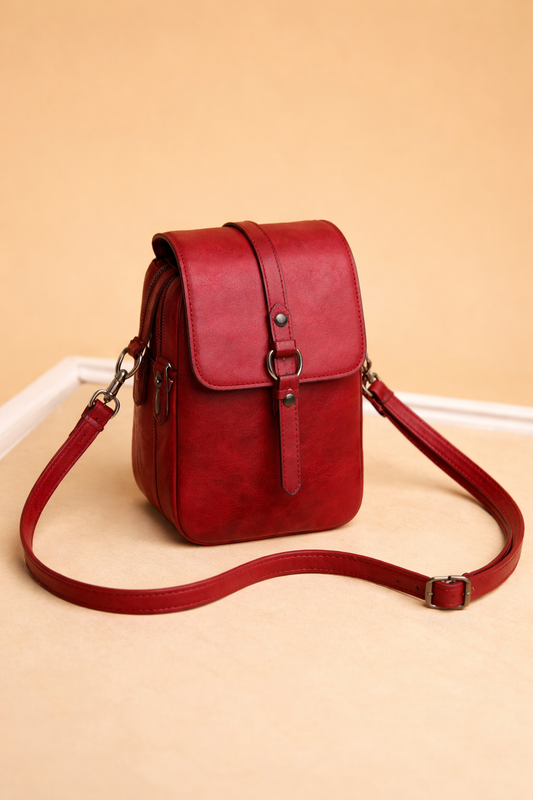 Willy |Bolso de mano multifuncional de piel suave para mujer