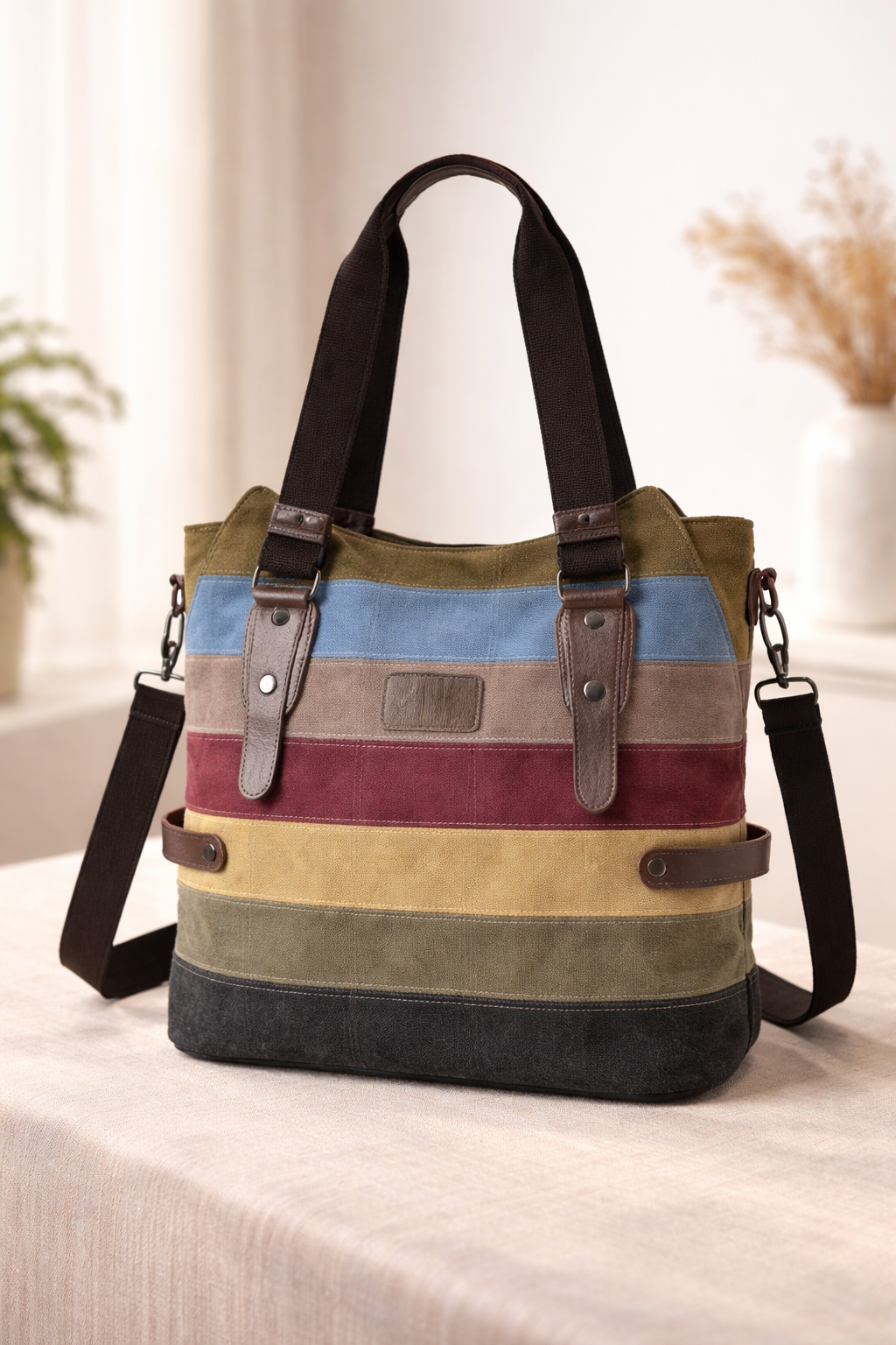 Paz |Bolso de mano de piel de colores para mujer