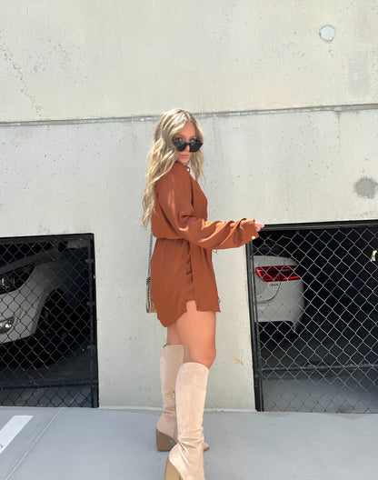 Laura | Mono Vestido de Satén