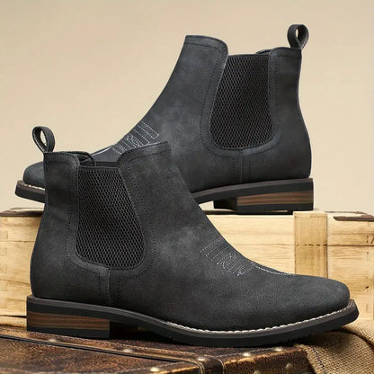 Luis - Botas basicas de Cuero para hombre
