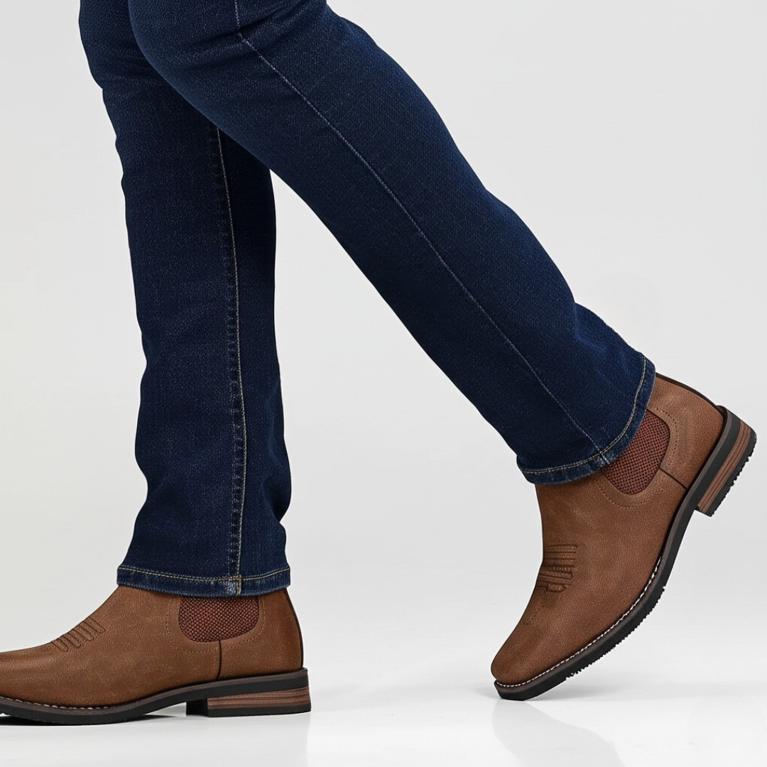 Luis - Botas basicas de Cuero para hombre