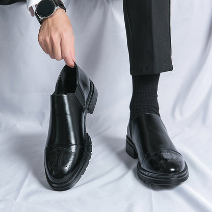 Criz / Zapatos de cuero auténtico.