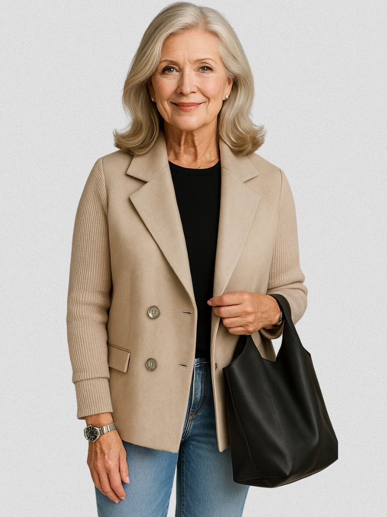 Monica - Blazer de Punto Elegangte