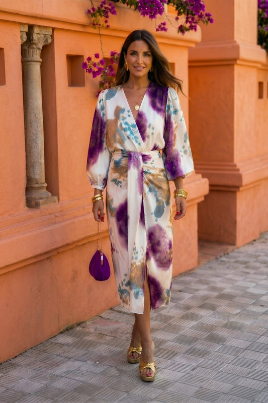 Sofía | Vestido de primavera sofisticado a dos piezas