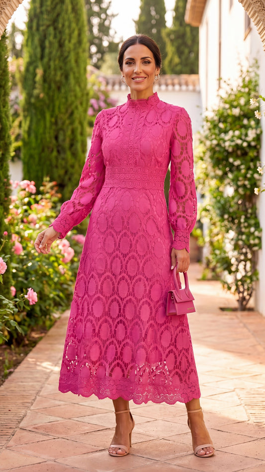 Carmona | Vestido de encaje primaveral