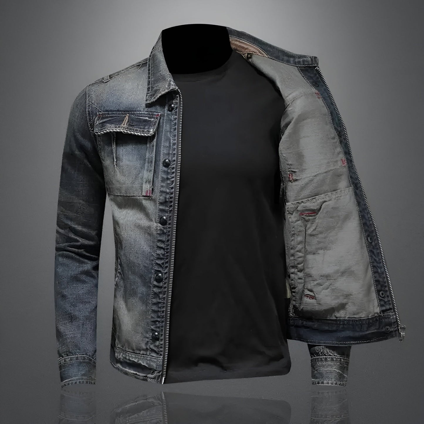 Carlos | Chaqueta Vaquera Retro