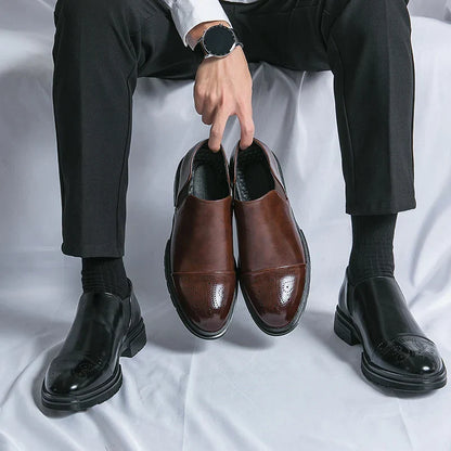 Criz / Zapatos de cuero auténtico.
