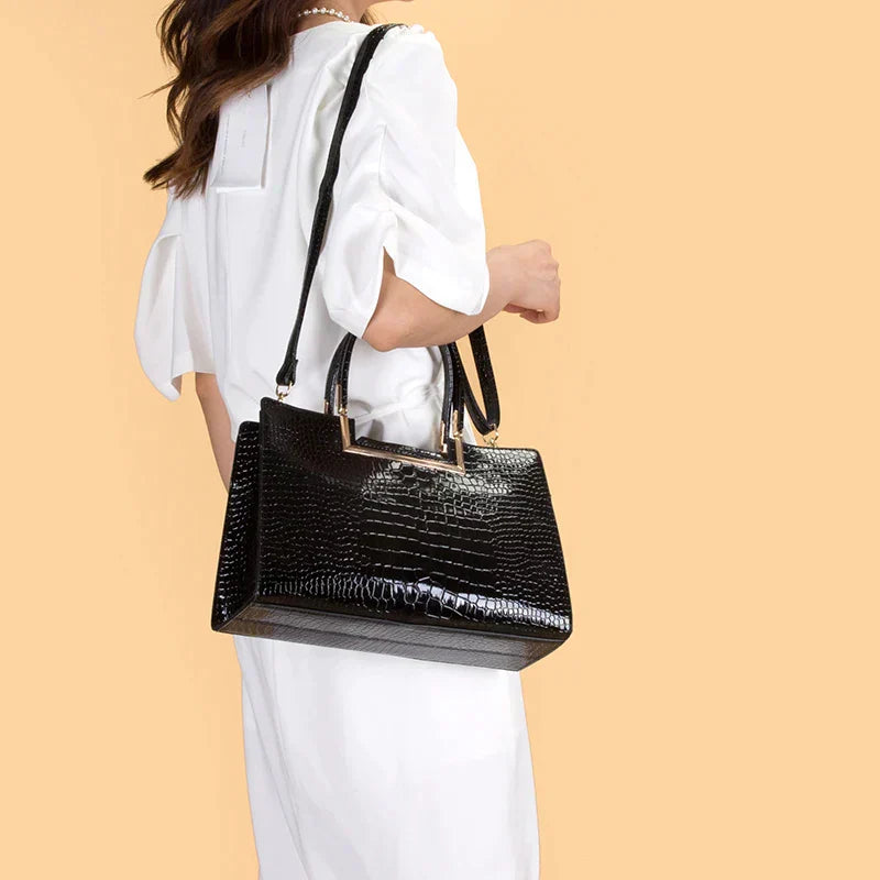 Mussa | Conjunto de bolso y cartera de piel.