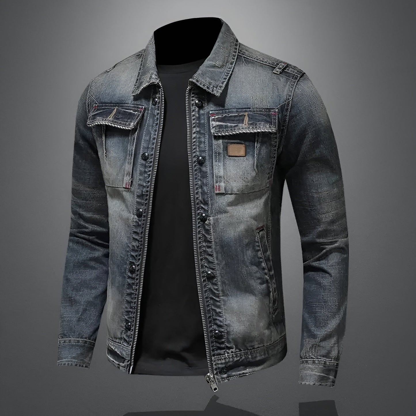 Carlos | Chaqueta Vaquera Retro