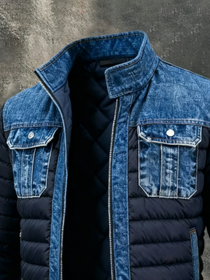 Valencia |Chaqueta híbrida acolchada de denim