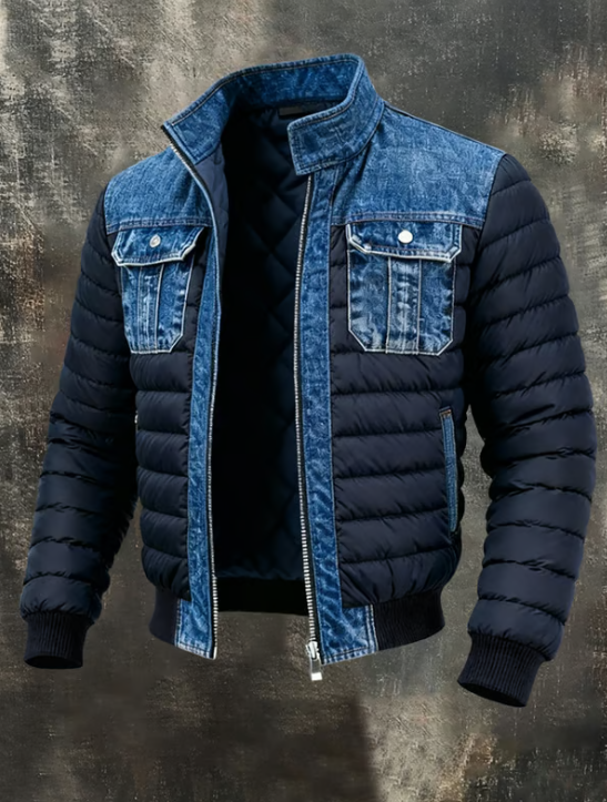 Valencia |Chaqueta híbrida acolchada de denim