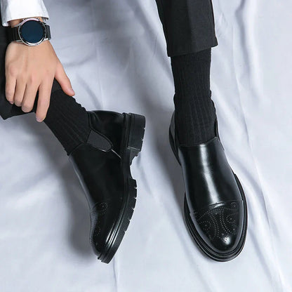 Criz / Zapatos de cuero auténtico.