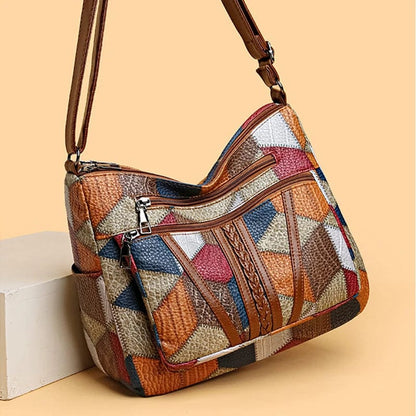AV | Bolso de Cuero Mosaico