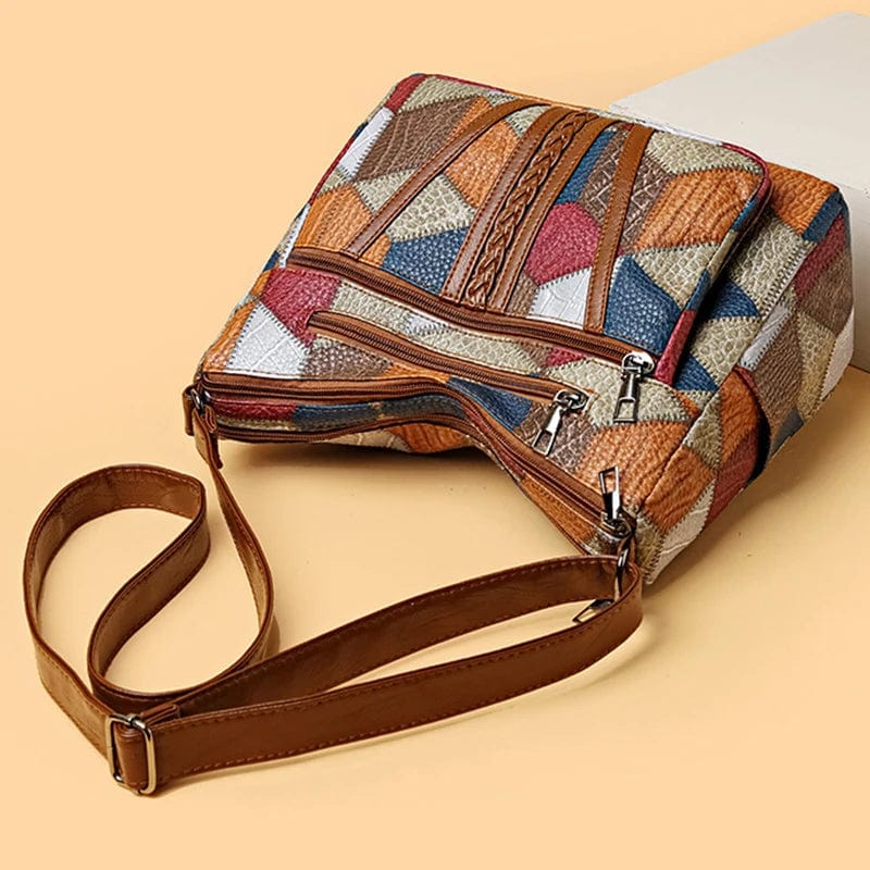 AV | Bolso de Cuero Mosaico