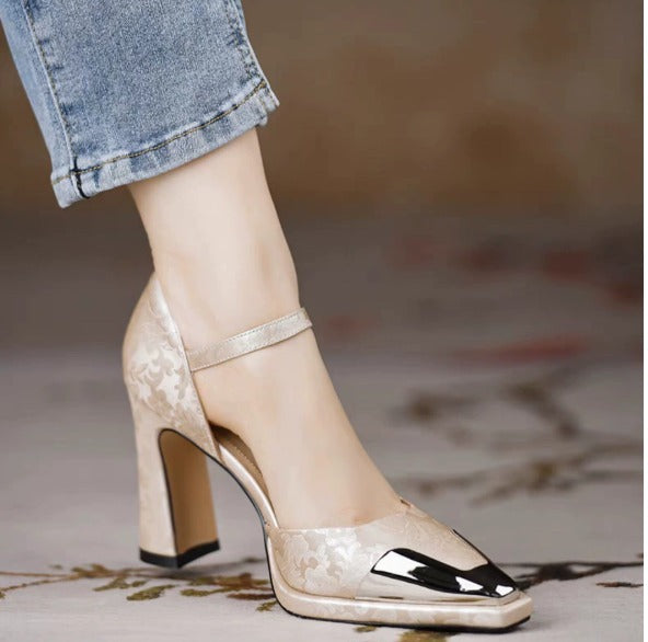 Oriana | Tacón elegante de cuero