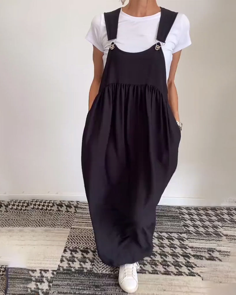 Alicia | Vestido Casual con Tirantes Lisos