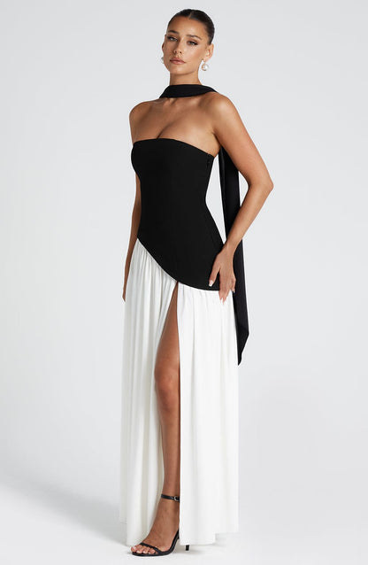 Valentina | Vestido Maxi Chic con Abertura