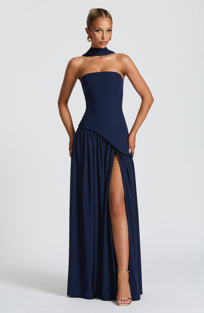 Valentina | Vestido Maxi Chic con Abertura