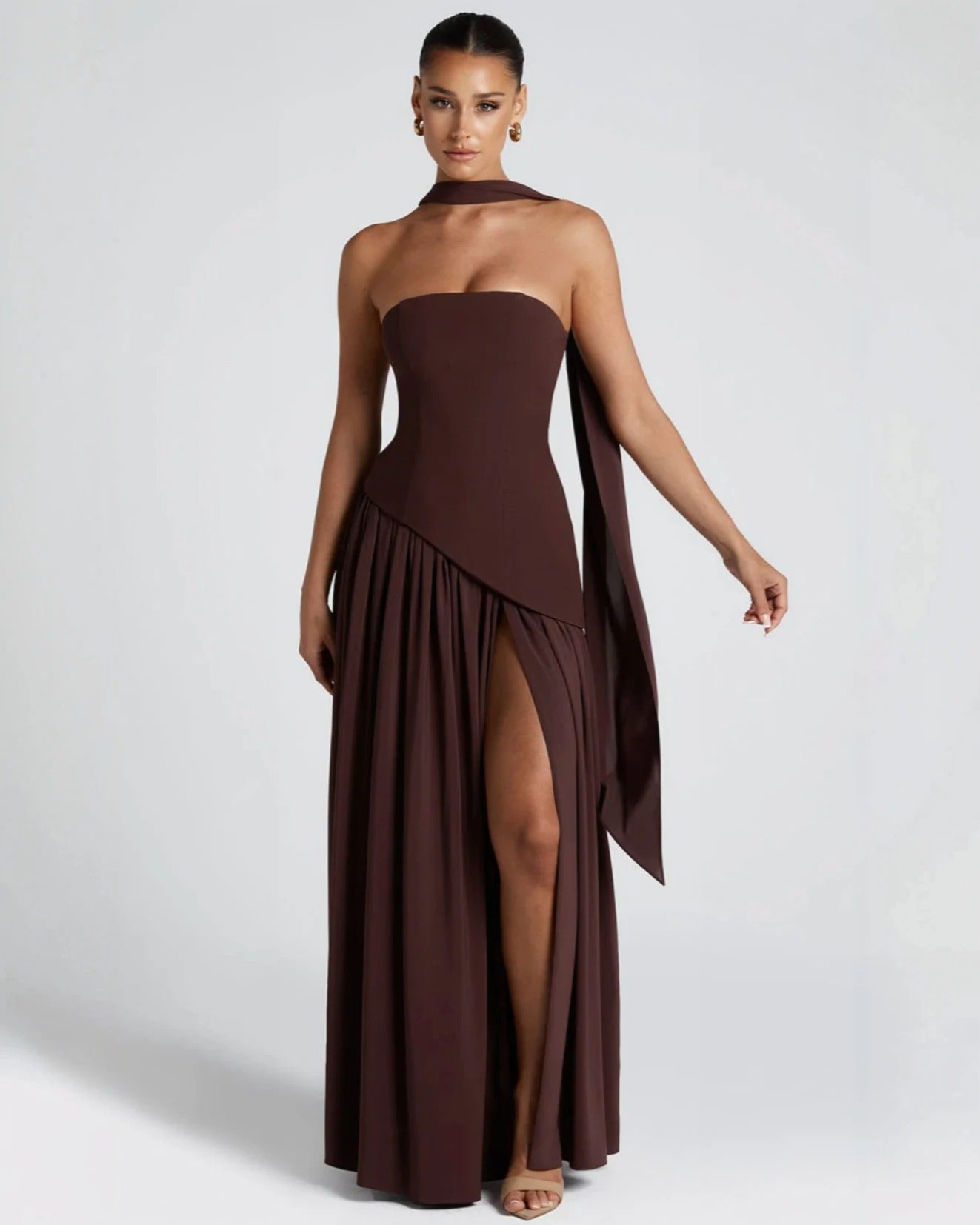 Valentina | Vestido Maxi Chic con Abertura