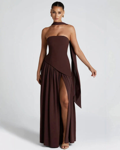 Valentina | Vestido Maxi Chic con Abertura
