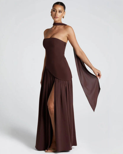 Valentina | Vestido Maxi Chic con Abertura