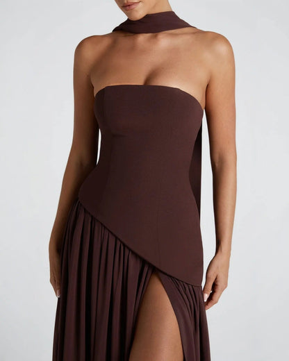 Valentina | Vestido Maxi Chic con Abertura