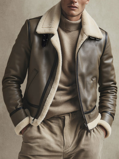 Barcelona | Chaqueta de Aviador Cálida para Otoño e Invierno