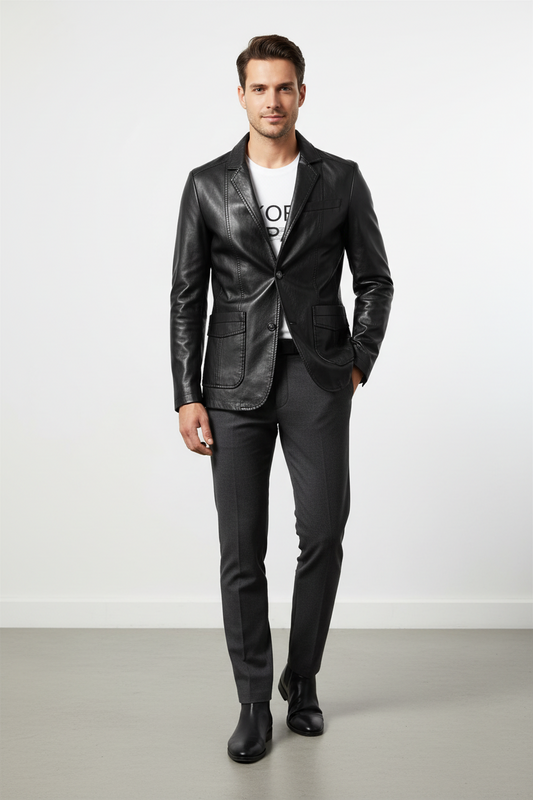 Chaqueta de Cuero Premium