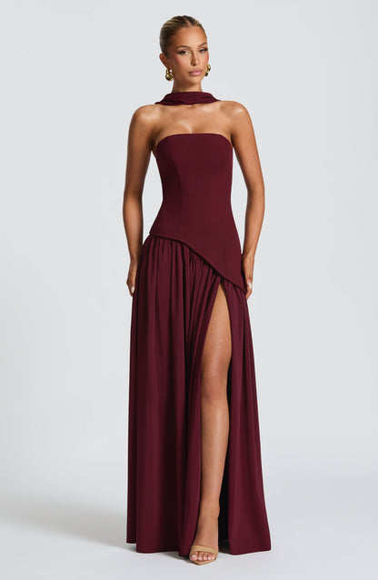 Valentina | Vestido Maxi Chic con Abertura