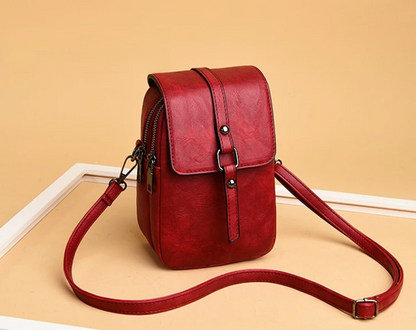 Willy |Bolso de mano multifuncional de piel suave para mujer